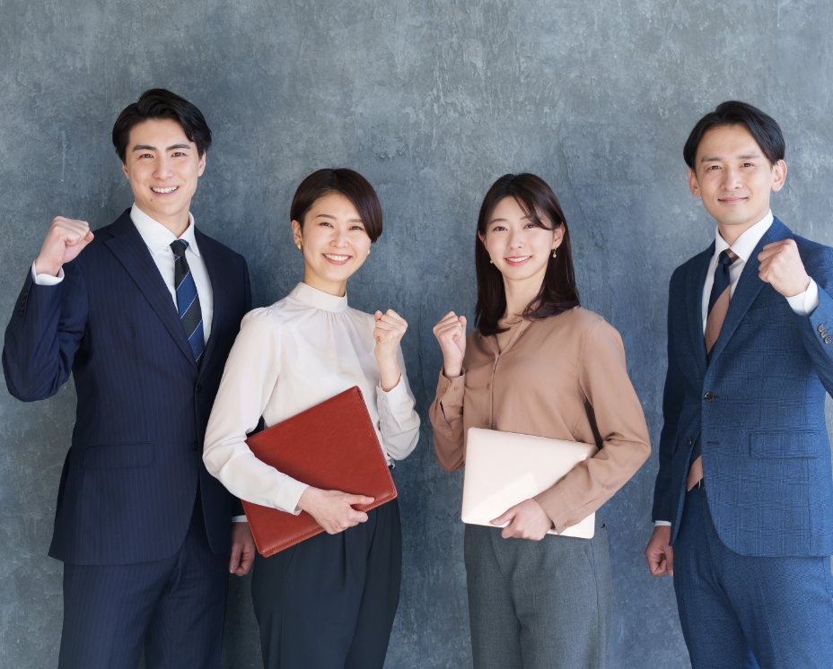 やる気に満ち溢れる若者の写真