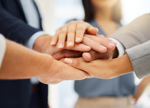 経営の理念に賛同する写真