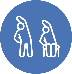 準備運動のアイコン